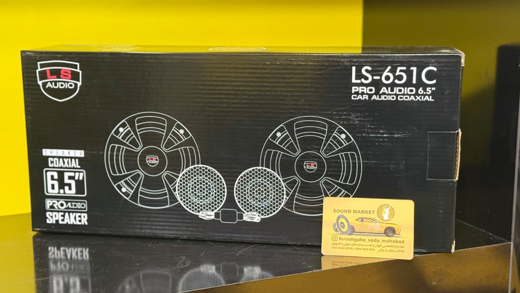 کامپوننت خودرو ال اس آدیو مدل LS-6X1C بسته دو عددی به همراه توئیتر